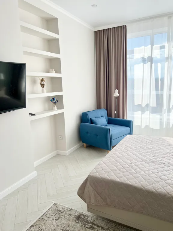 Уютные апартаменты в жилом комплексе комфорт-класса с видом на горы