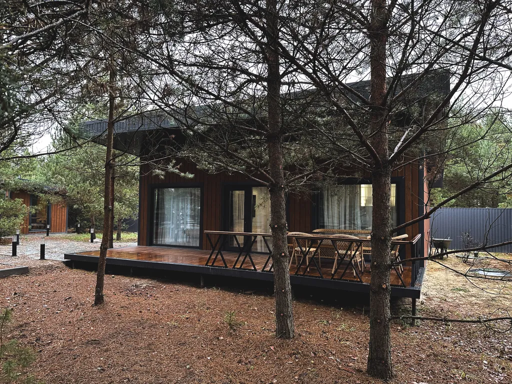 Коттедж Уютный гостевой дом с баней на дровах в сосновом лесу — Павловский Посад