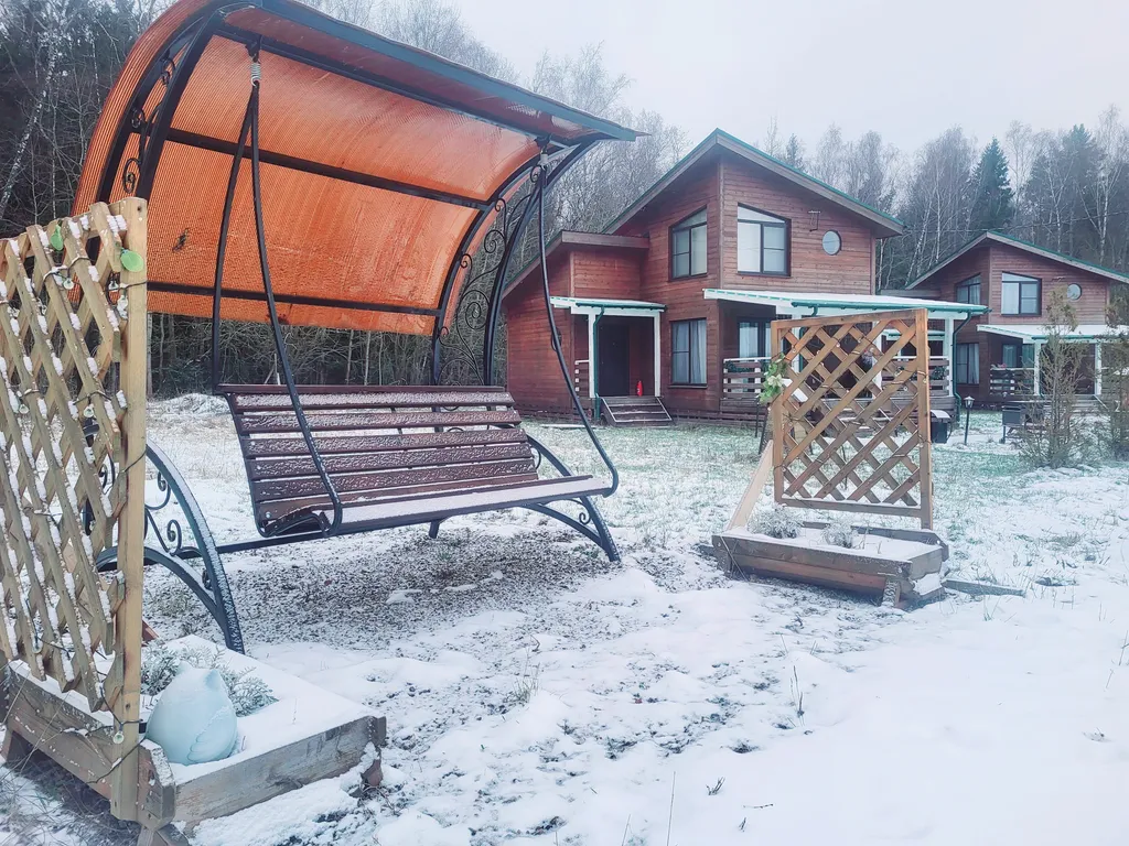 Дизайнерский домик на семейной экоферме в Немцово