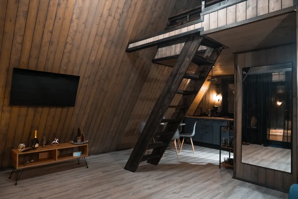 Дом А-Фрейм с террасой №2