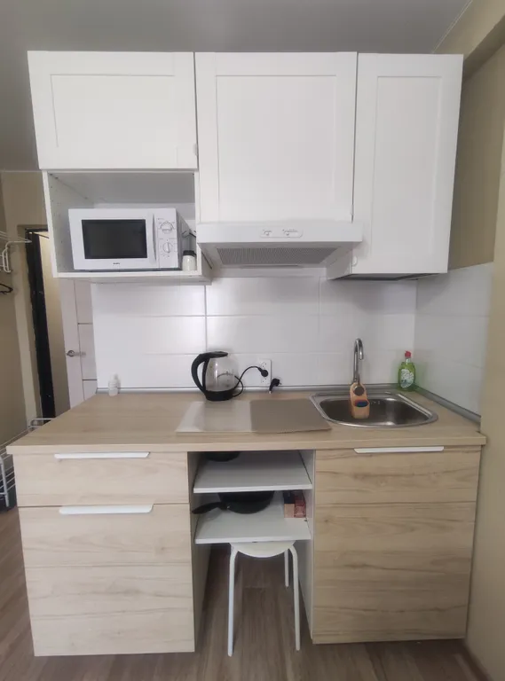 Уютная студия в скандинавском стиле