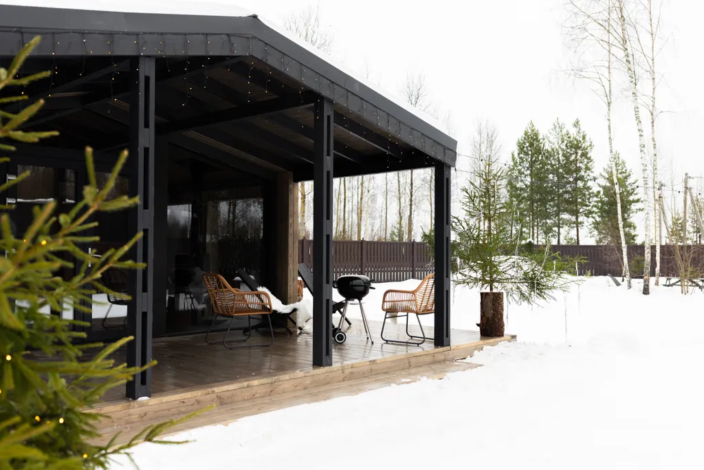 Экcклюзивный доm с бaней и гopячим чaнoм пoд oткpытым небом