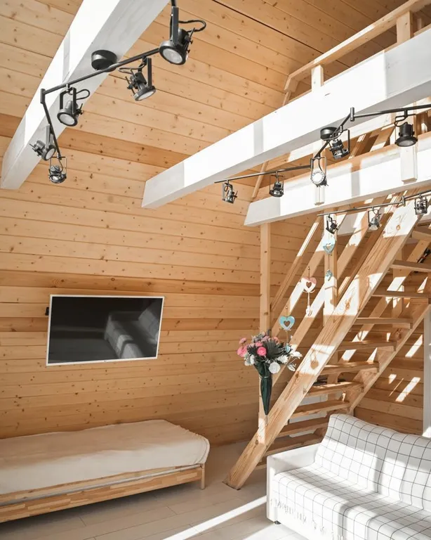 Уютный А-Фрейм домик