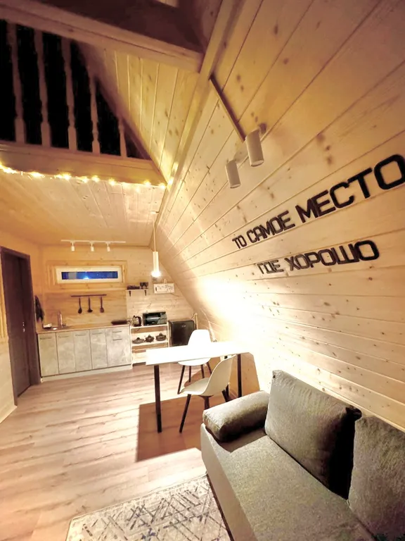 Коттедж Дом шалаш с баней — Санкт-Петербург