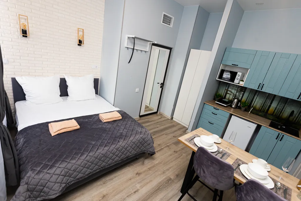 Квартира Уютная студия рядом с лесопарком — аренда посуточно в Москва