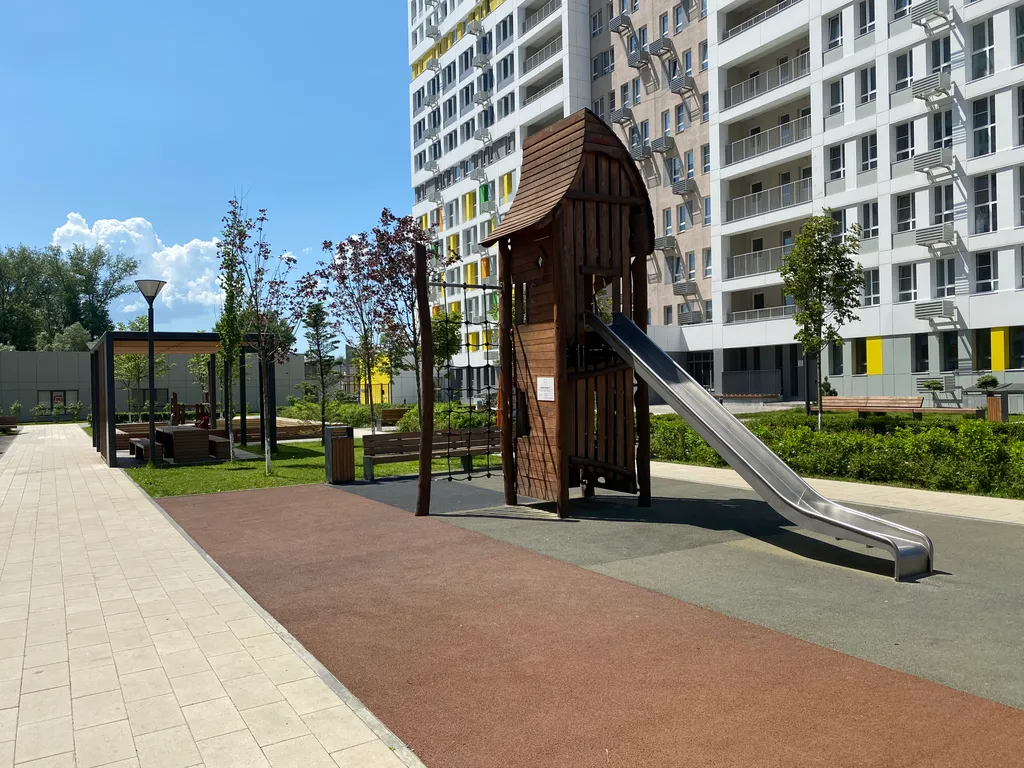 Квартира с видом на город в новом Бизнес-ЖК