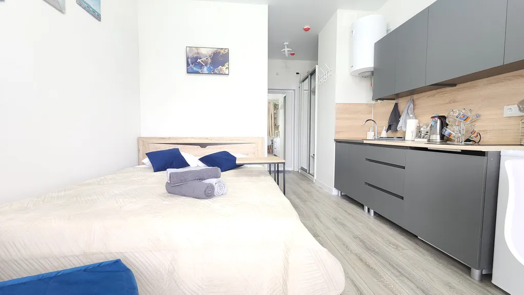 Студия с видом на горы