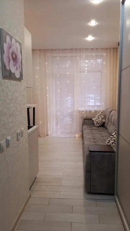 Уютная студия с видом на лес