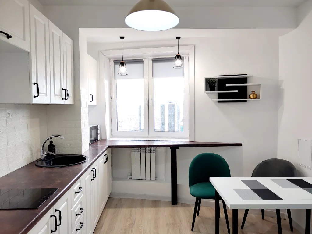 Квартира с видом на город в центре