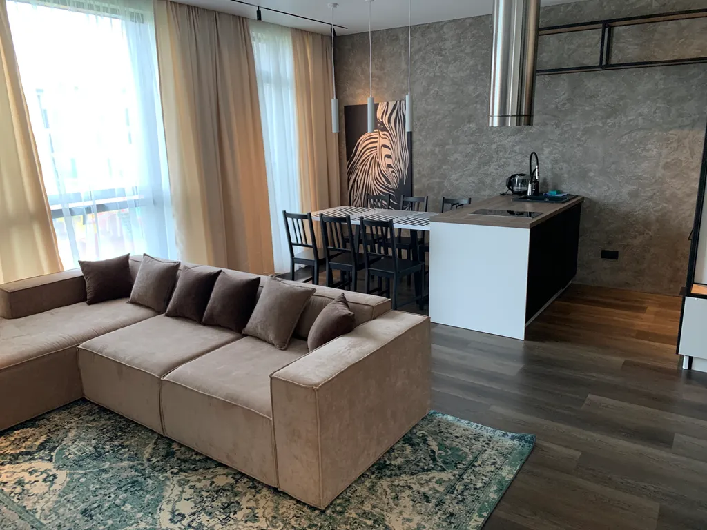 Охта-парк Гранд апарт с двумя спальнями