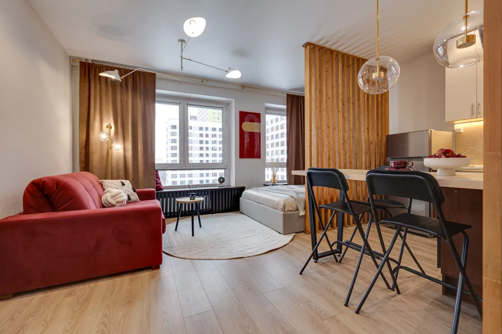 Большая уютная студия на 4х рядом с метро