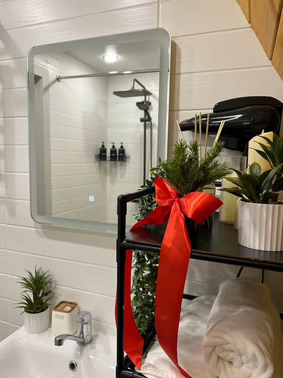 А фрейм большой с видом на озеро, баней на дровах и чаном сибирским