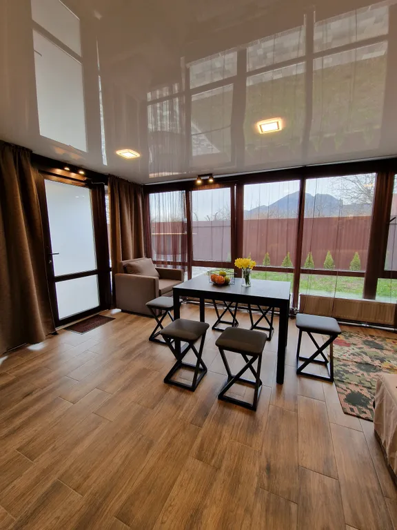 Дом с баней на дровах и банным чаном