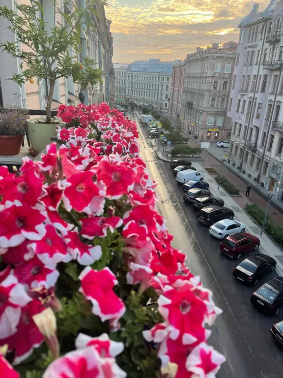 Квартира Стильная квартира в центре с балконом и видом на пешеходную улицу — Санкт-Петербург