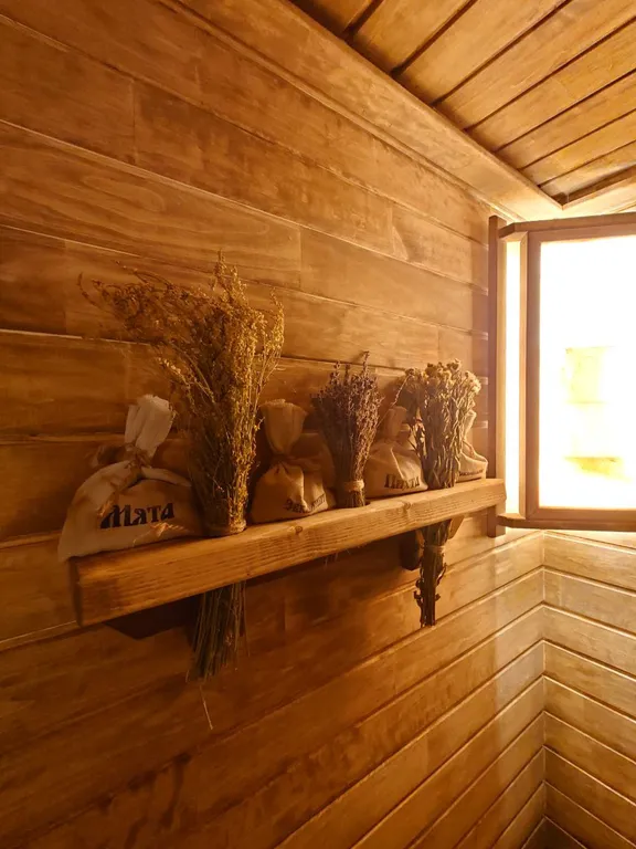 Дом с баней и бассейном на большую компанию