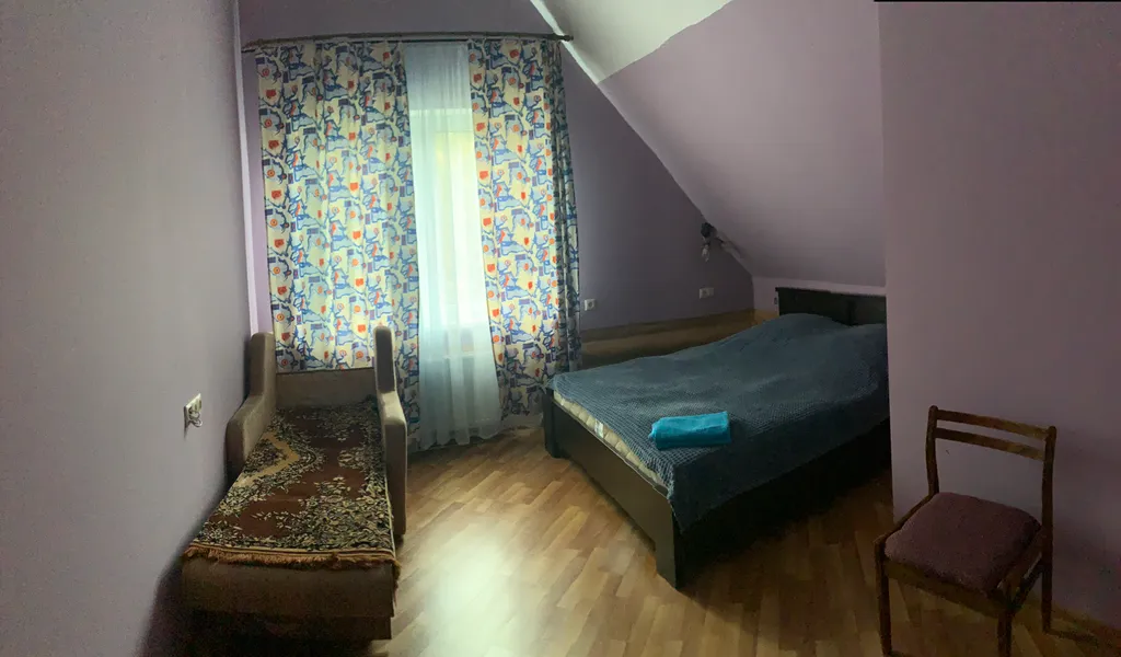 Дом в окружении леса