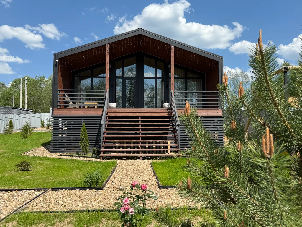 Коттедж Дом с сибирским чаном — Горки