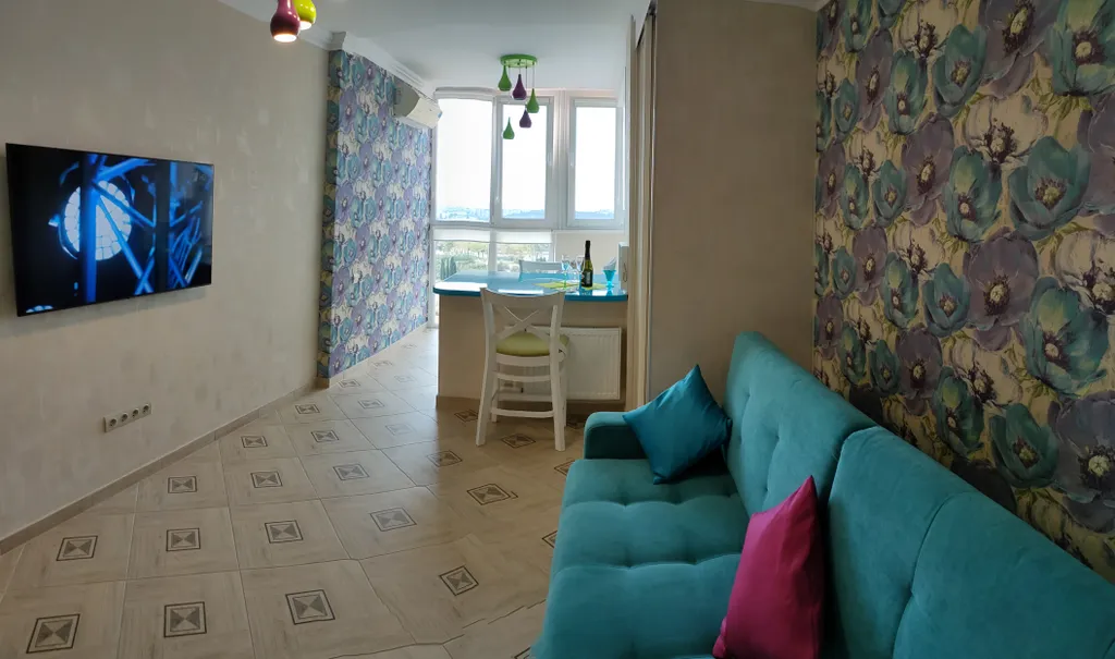 Квартира Очень красивая квартира с великолепным видом на море и парк — Севастополь