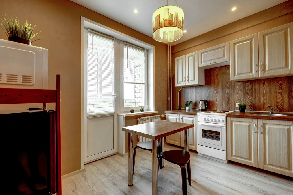 Уютные апартаменты на высоком этаже