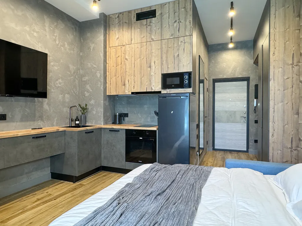 Видовые апартаменты Монстера Лофт в ЖК Сан Хиллс Небуг