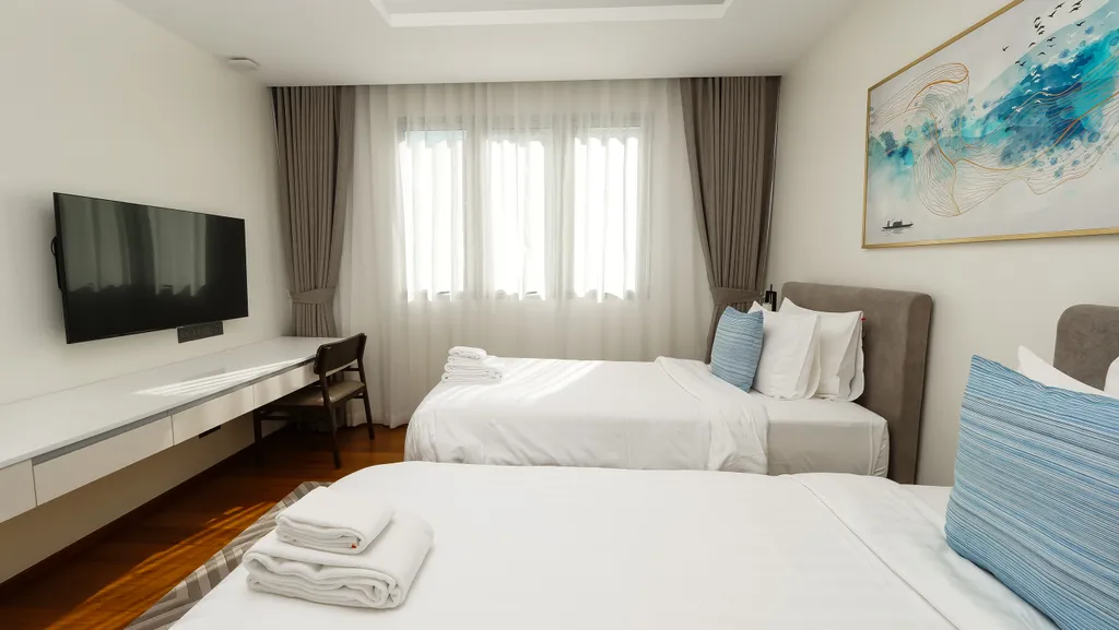 Квартира Прекрасные апартаменты с бассейном в Angsana — Пхукет