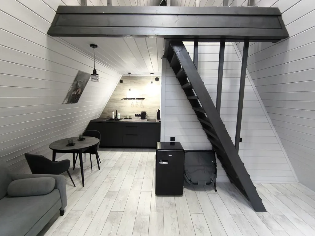 Коттедж Коттедж Новый а-фрейм в черте города — Казань