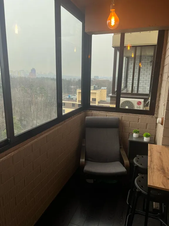 Квартира-студия с видом на парк