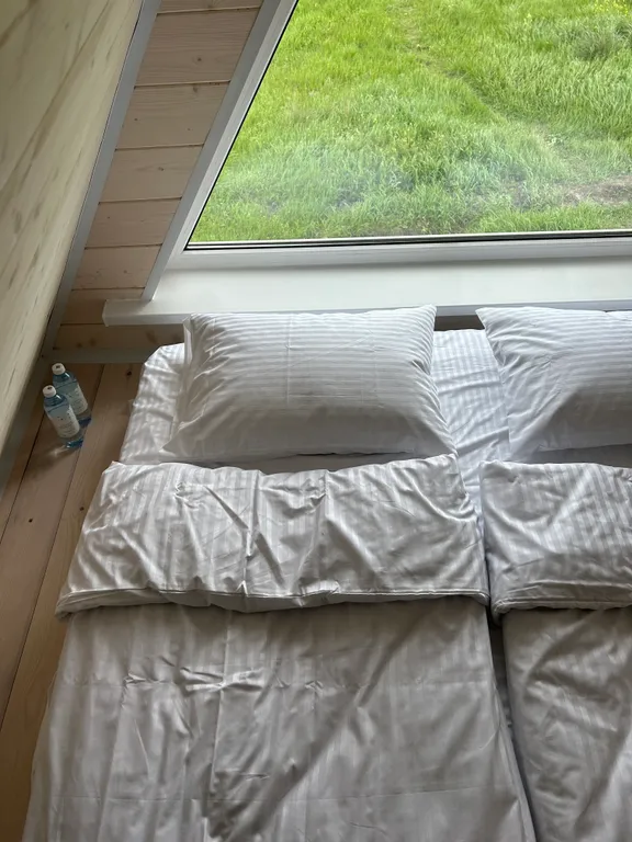 Новый a-frame с видом на море