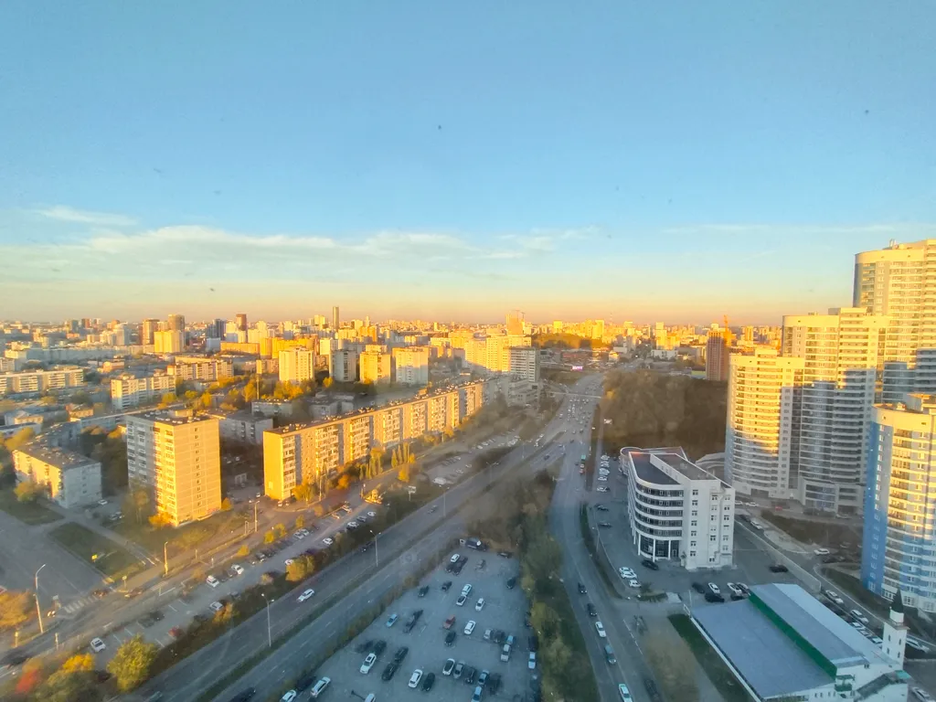 Город как на ладони, превосходнейший вид с 28 этажа, панорамные окна