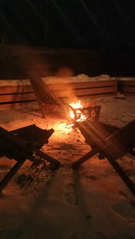 Домик А-фрейм с баней и купелью