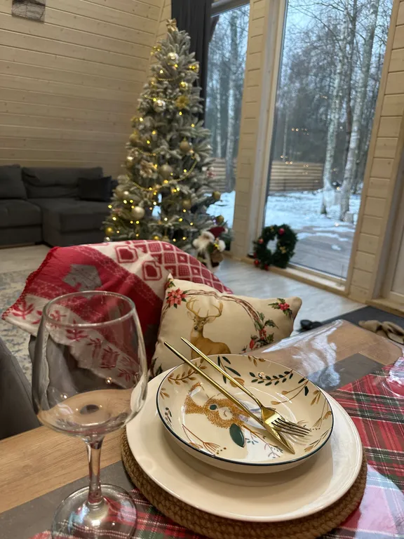 Коттедж Домик Aframe Forest с баней и сибирским чаном — Москва