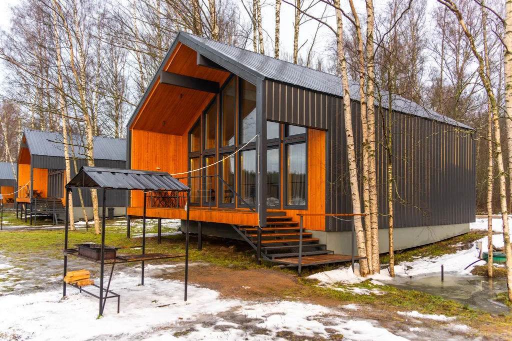 Коттедж Коттедж с видом на озеро — Приозерск