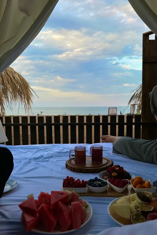 Домики у моря Дербент