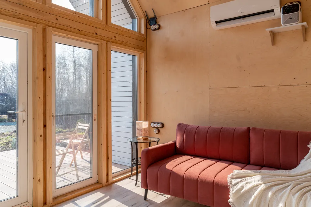 Fanza House - домик с сауной, чаном, камином, проектором и беседкой