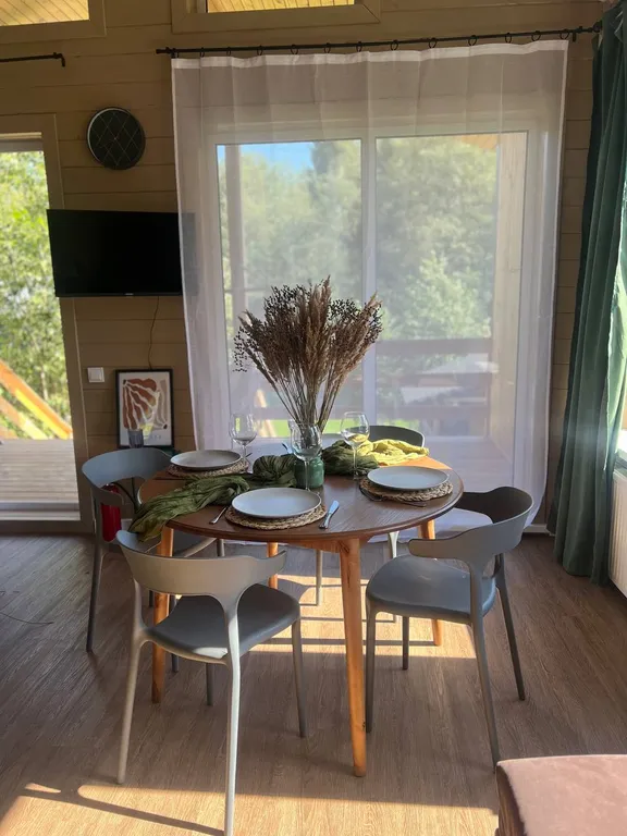 Просторный дом с баней и чаном