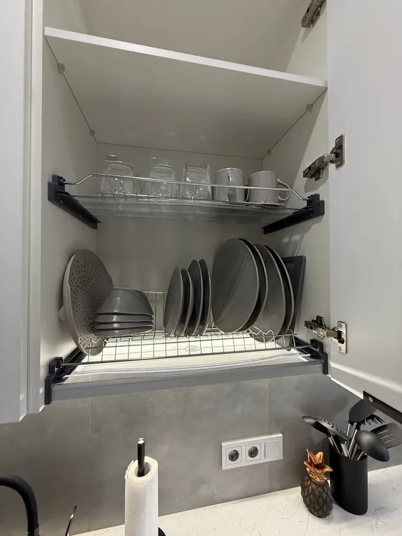 Уютная студия с хорошим наполнением в Курортном городке