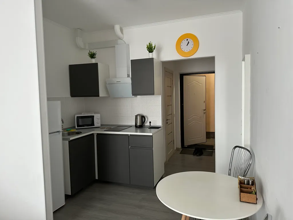 Светлая студия с видом на реку