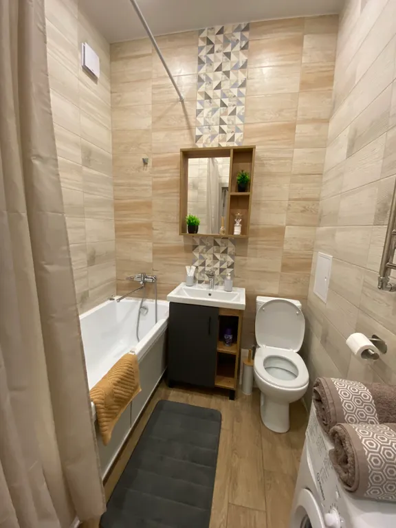 Яркая уютная студия с закрытой территорией