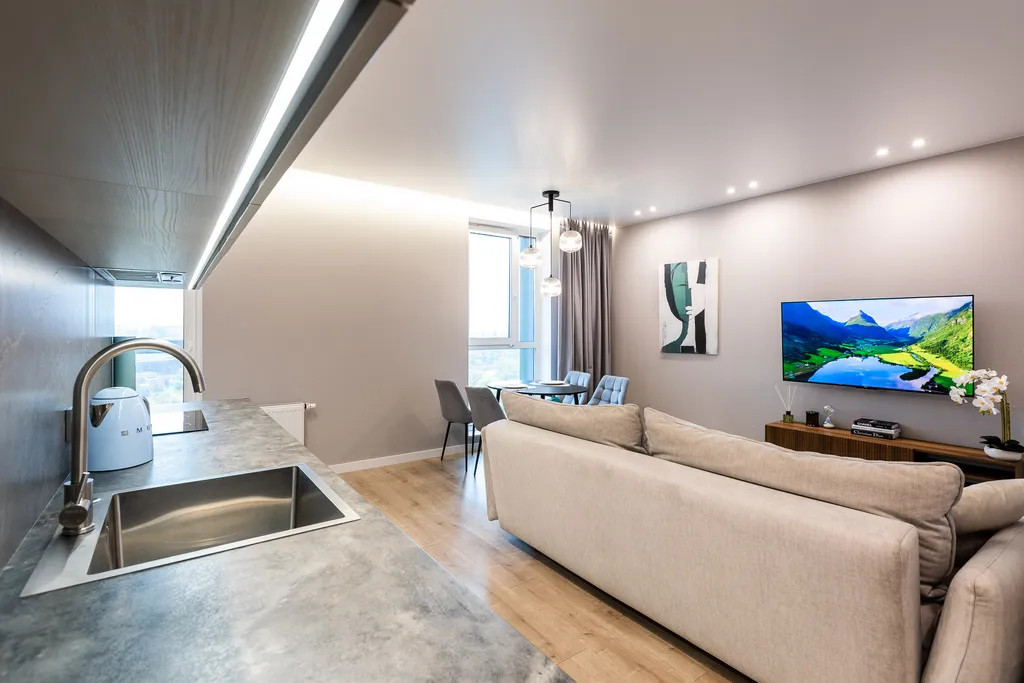 Квартира Квартира Апартамент Stylish Grey в элитном ЖК Комфорт Парк — Минск