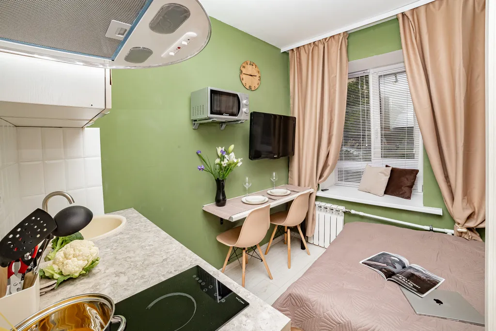 Квартира-студия, 13,7 м², 1 кровать — аренда посуточно в Санкт-Петербург