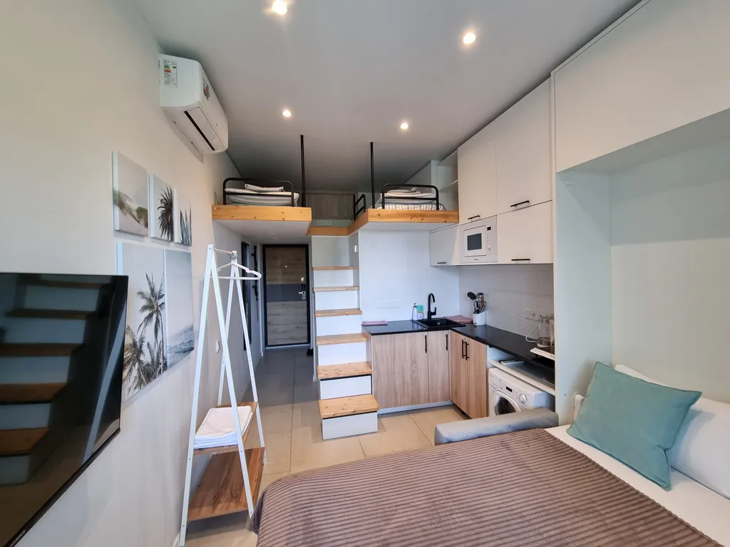 Квартира Двухуровневые апартаменты в апарт-отеле Россиянка — Анапа