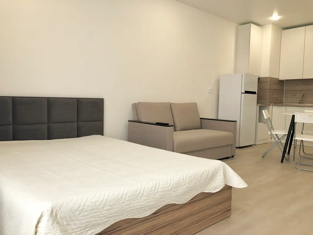 Просторная студия с красивым видом с высоты