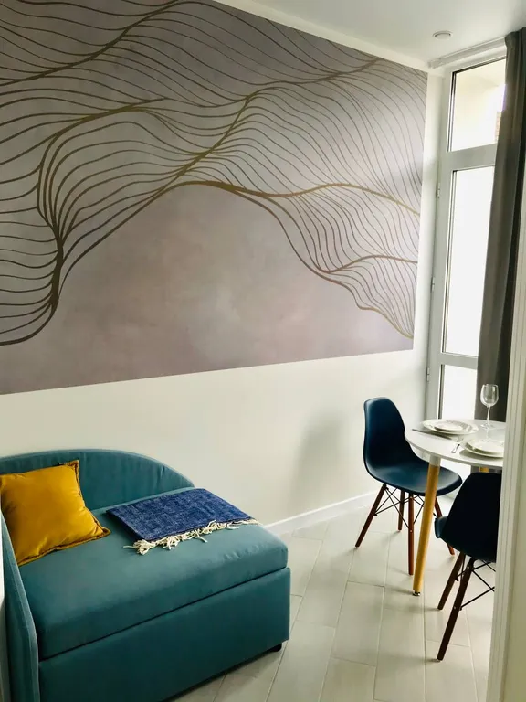 Квартира Квартира Студия в Шале Прибрежный с частичным видом на море — Адлер