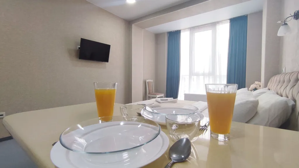 Квартира Апартаменты рядом с морем с видом на бассейн — Анапа