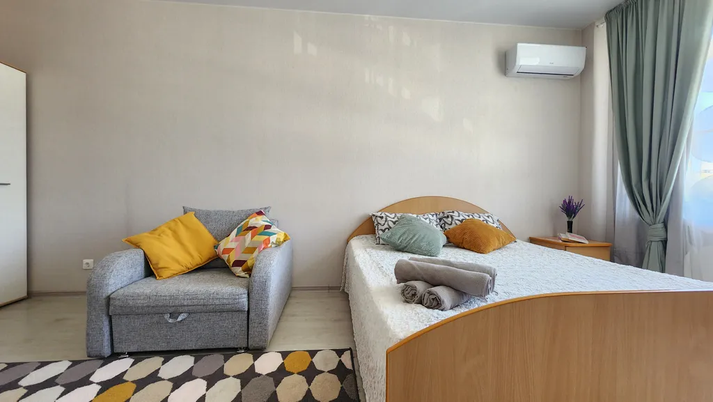 Уютная однушка с видом на горы