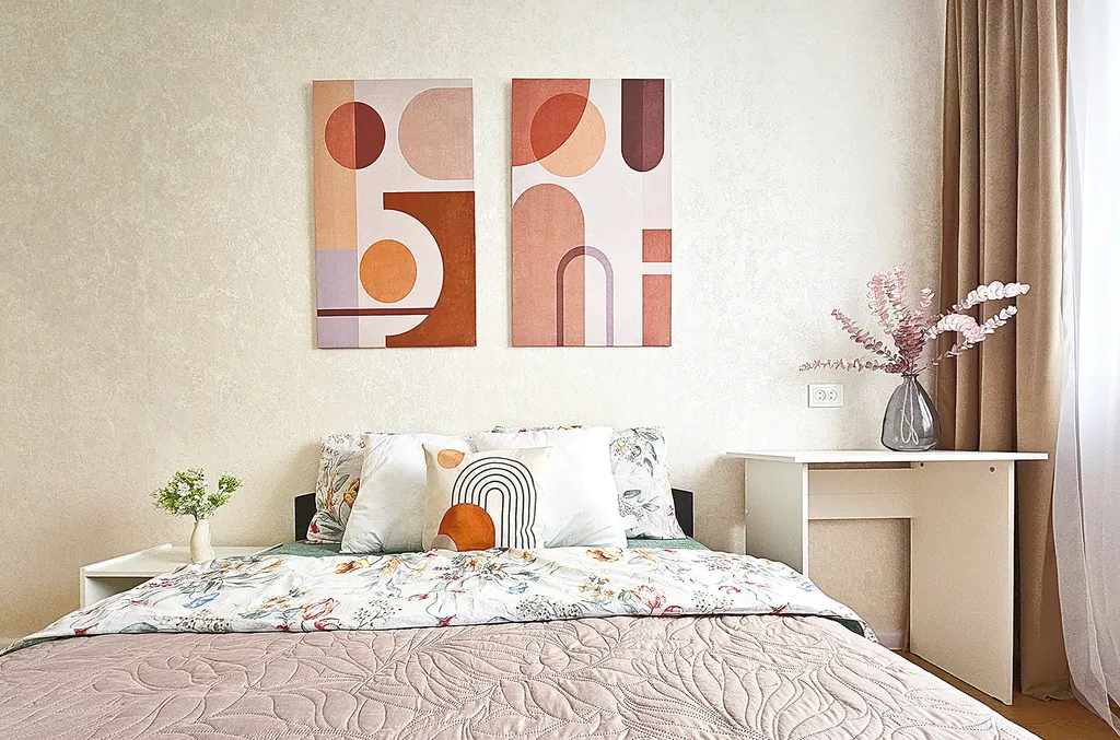 Просторная двухкомнатная квартира с дизайнерским ремонтом