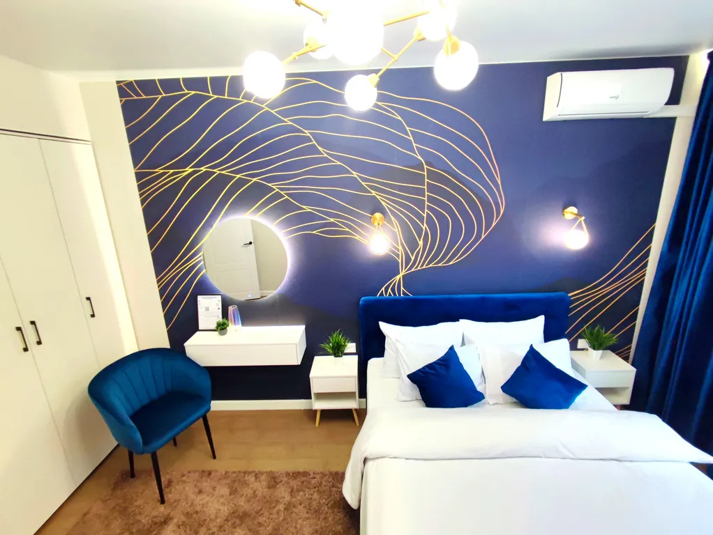 Квартира Квартира Люкс в синих тонах возле Ашана — Симферополь