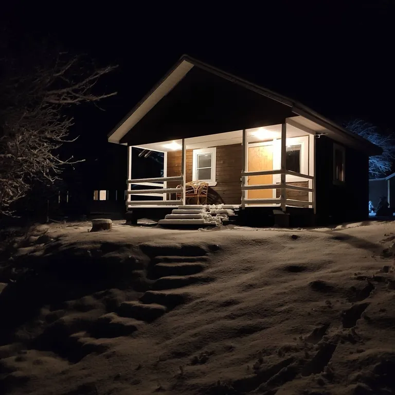 Коттедж Дом с террасой прямо на берегу реки — Торфяное