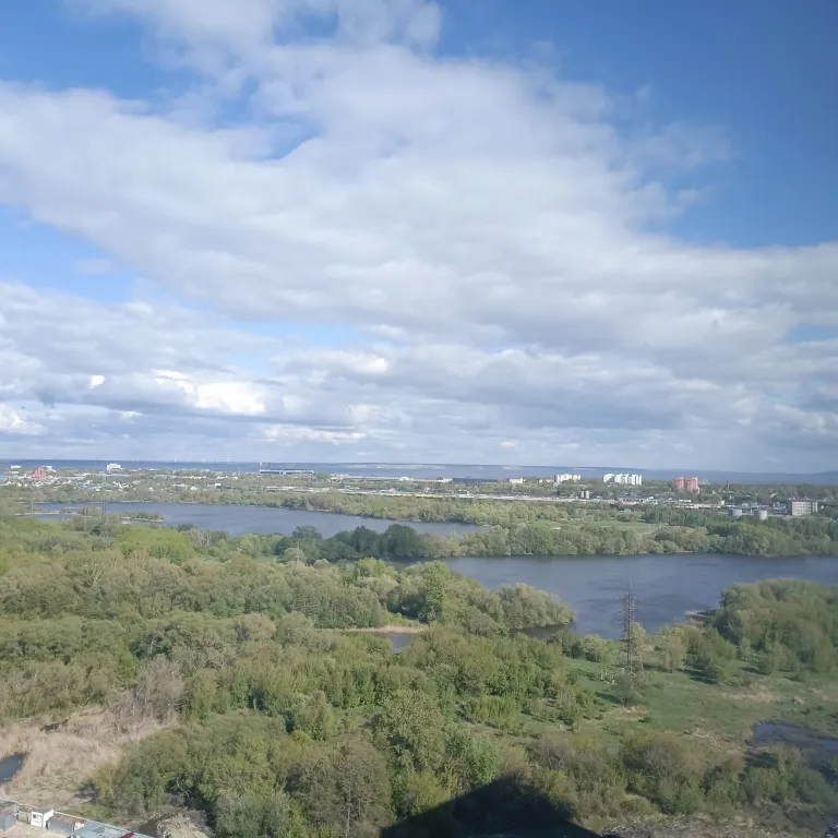 Современная студия с прекрасным видом