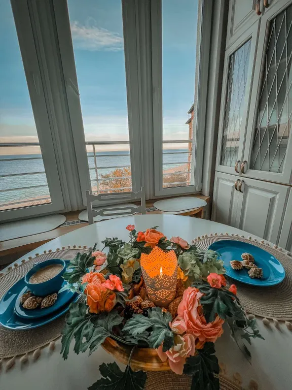 Апартаменты с видом на море с высоты птичьего полёта